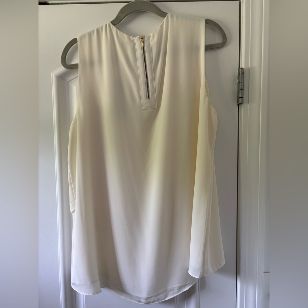 Party Ready Classic Layer Jade Tank in Ecru Chico’s  SZ 2     (US 12) - Picture 3 of 9